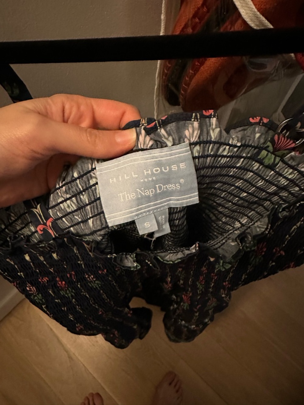 Hill House Seraphina Nap Dress - trailing fern - size small - Picture 3 of 4